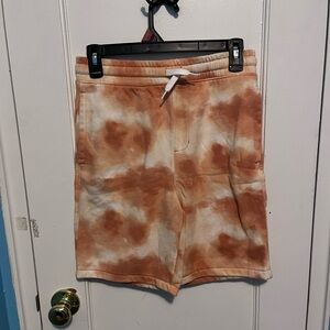 Old Navy Boys Orange and White Athletic Shorts